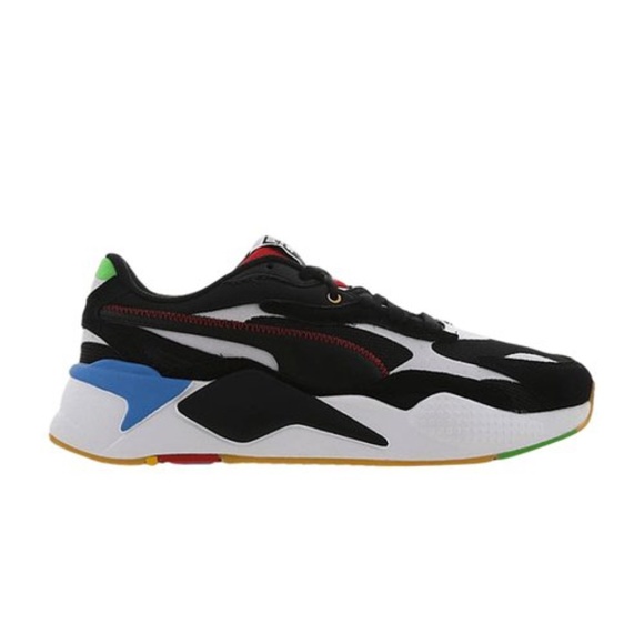 Puma Other - Puma RS-X3 Unity Mens Running Shoes Black White Blue Red 373308-02 NEW Multi Sz